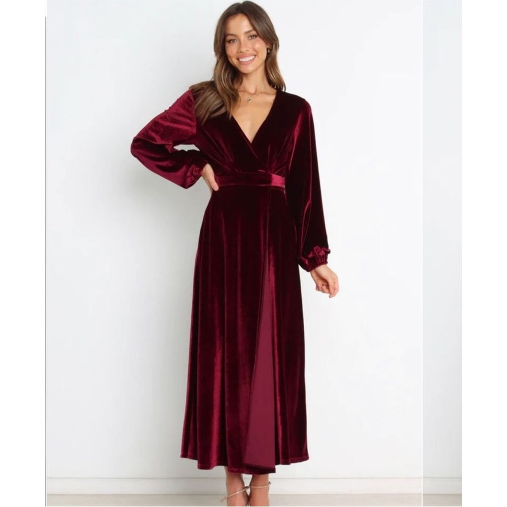 Petal & Pup Marion dress in dark purple